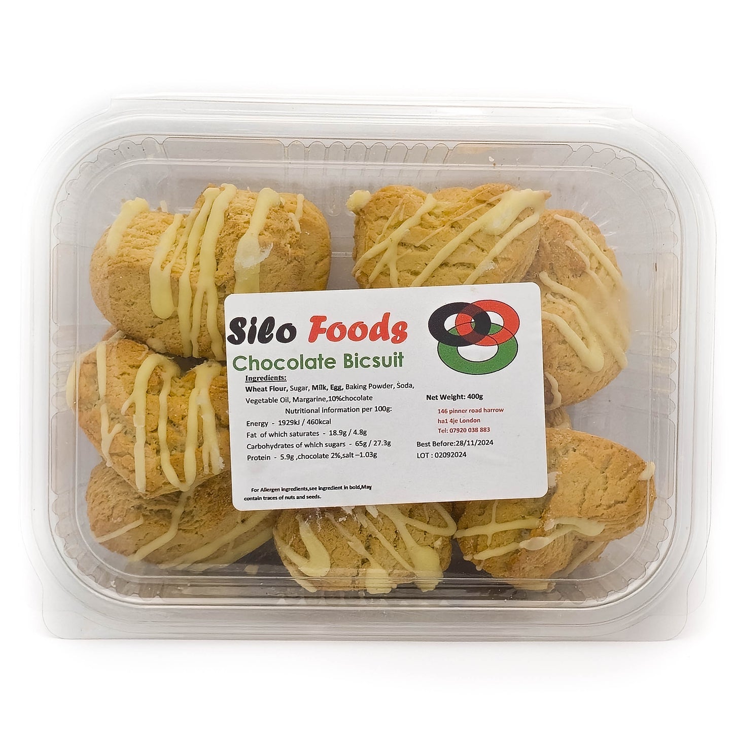 Chocolate Biscuit 400 g.