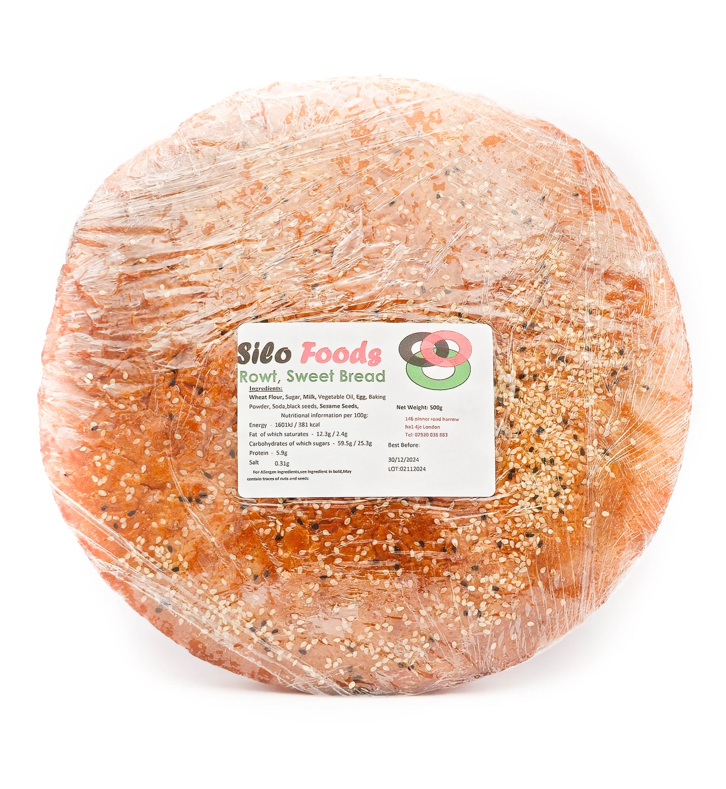 Rowt Bread Sweet 500 g.