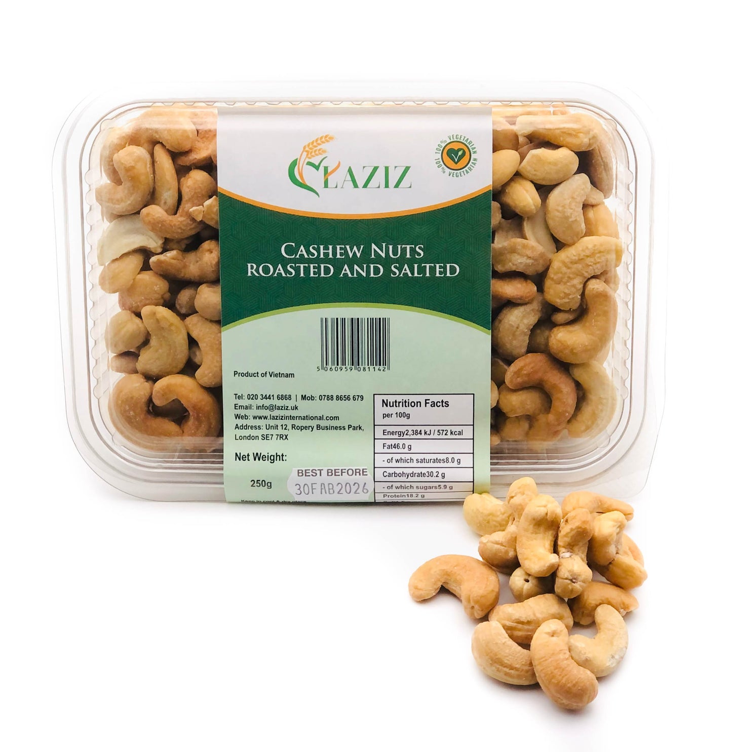 Cashew Nuts Roasted and Salted