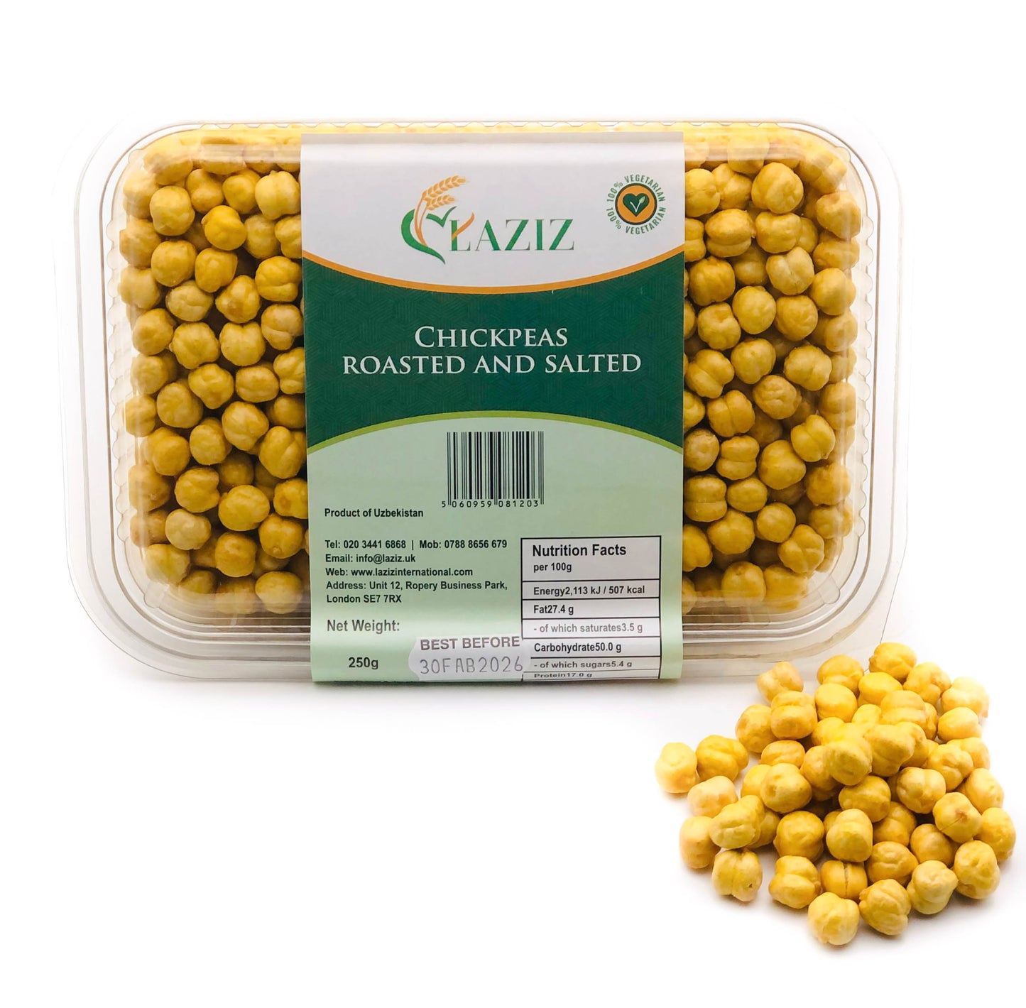 Chickpeas Roasted and Salted