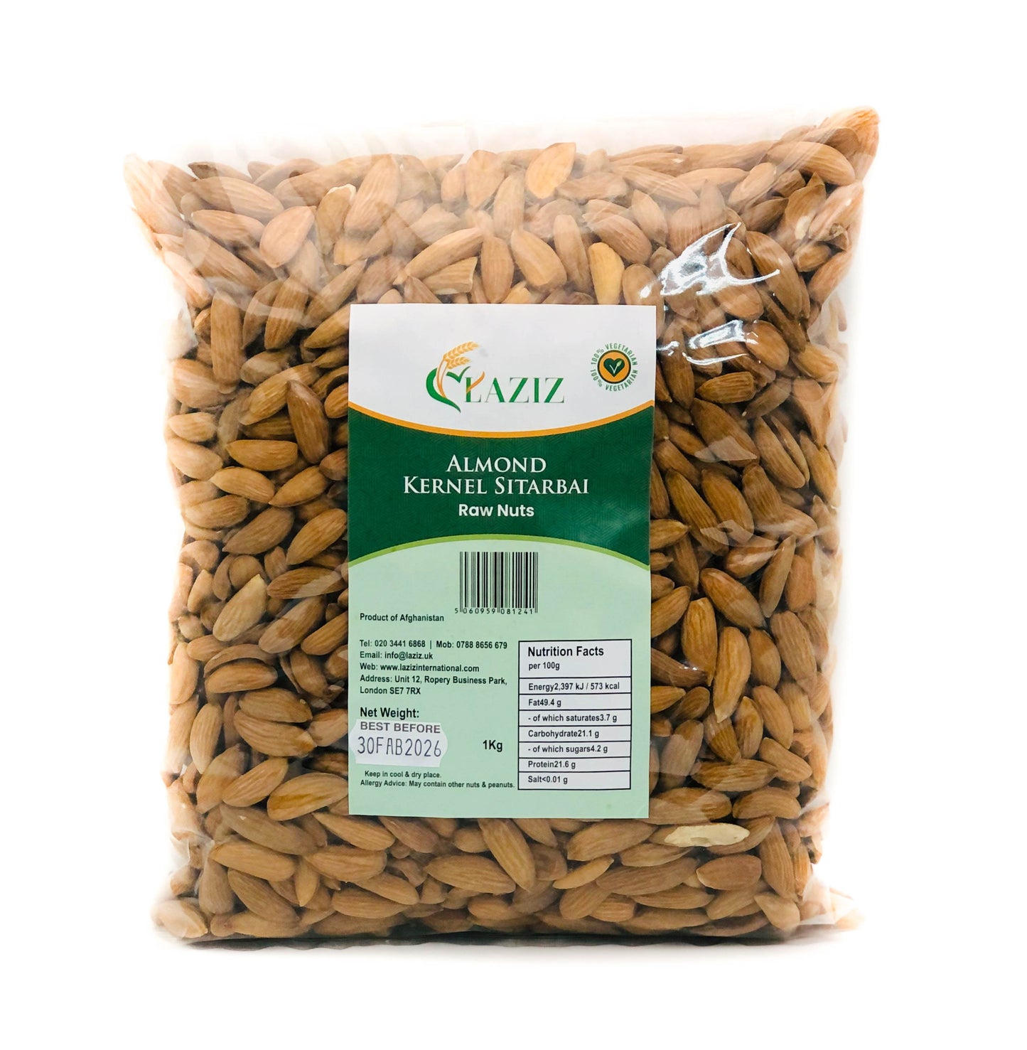 Almond Kernel Sitarbai Raw