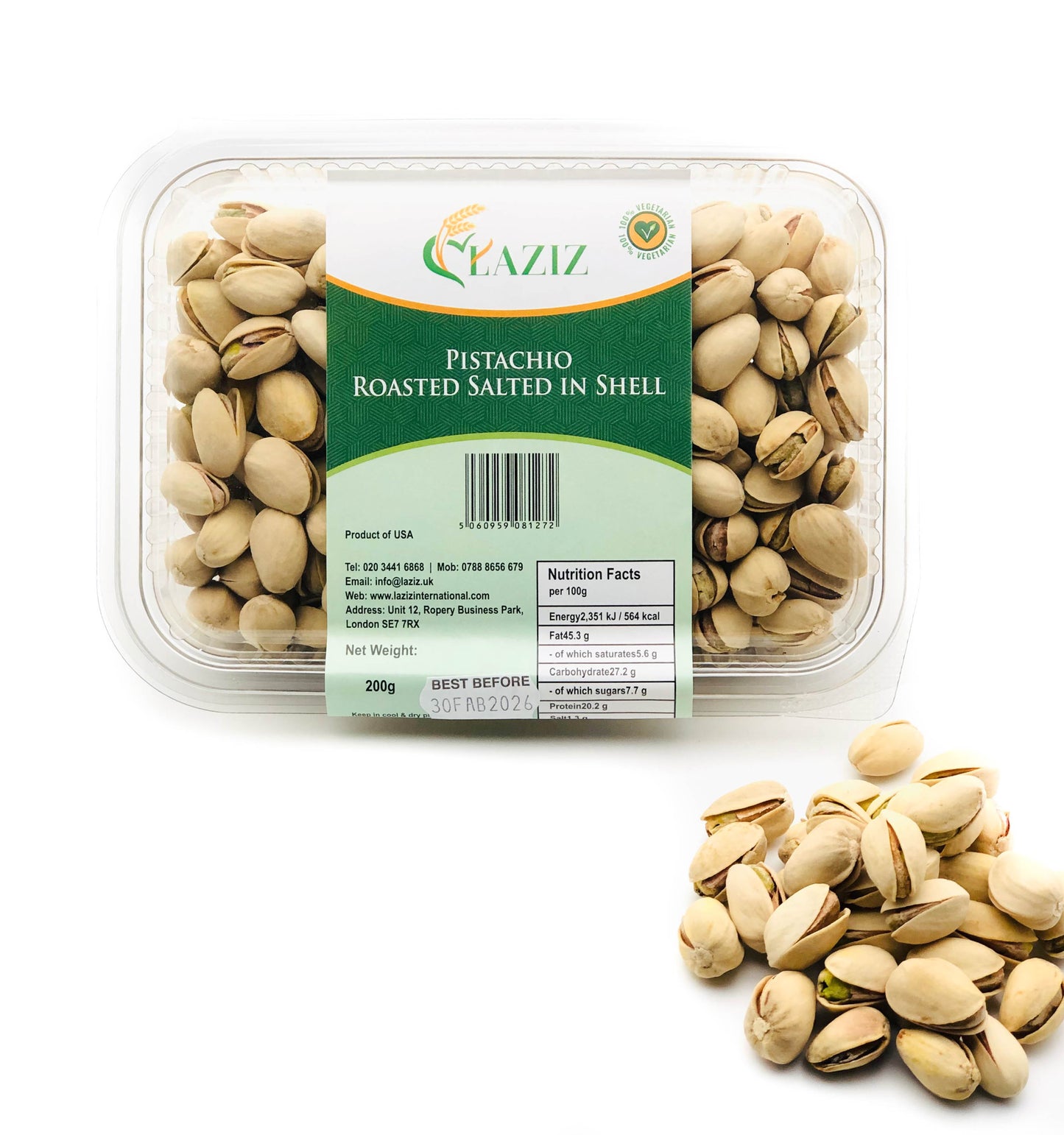 Pistachio Roasted and Salted in Shell