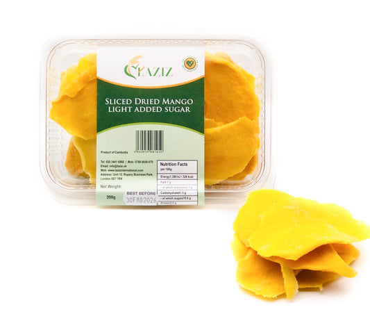 Mango Dried Sliced Light Added Sugar